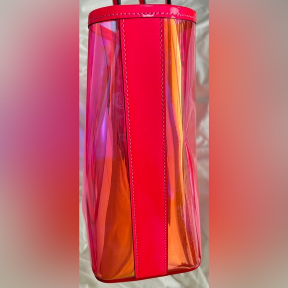 NWT • Christian Louboutin • Cabata Small Tote Bag in Rose Pink • Removable Pouch - Picture 4 of 11